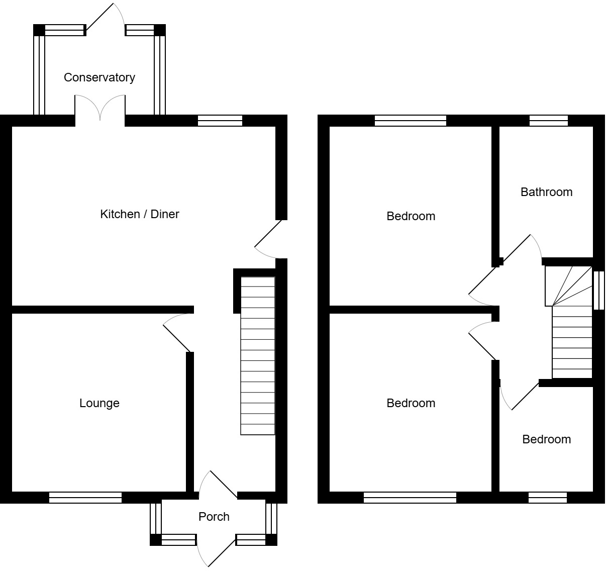 Wrose Mount, Shipley floorplan