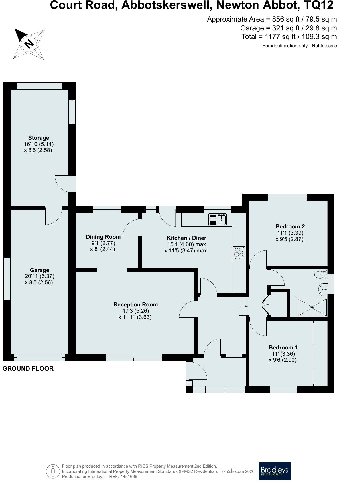 Court Road, Abbotskerswell, Newton Abbot, Devon floorplan
