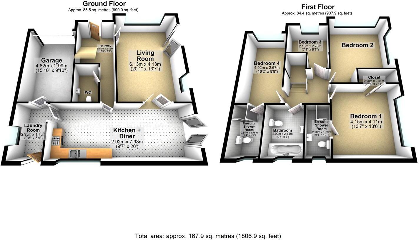 Kelvin Road, Elland floorplan
