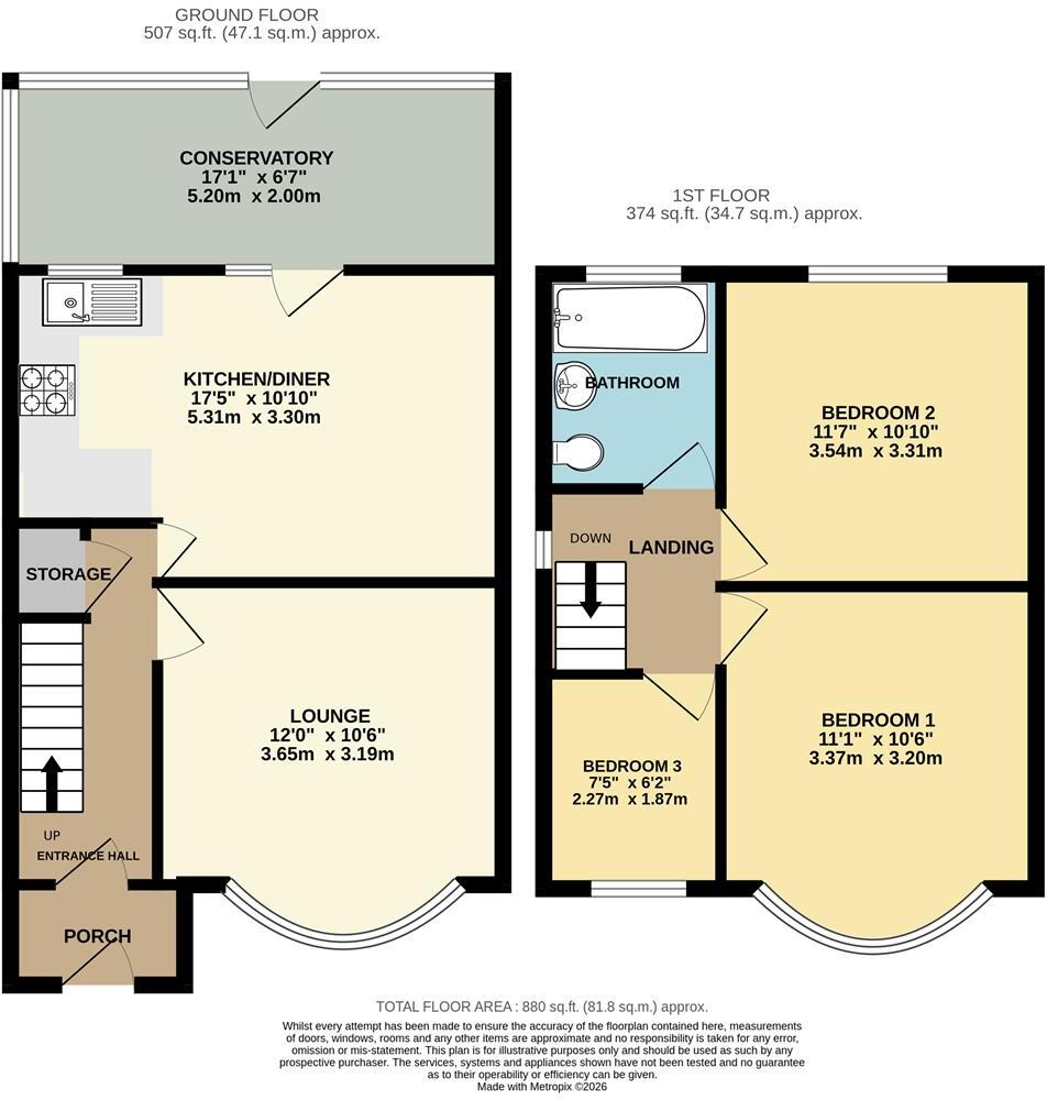 Abbey Rise, Leicester floorplan