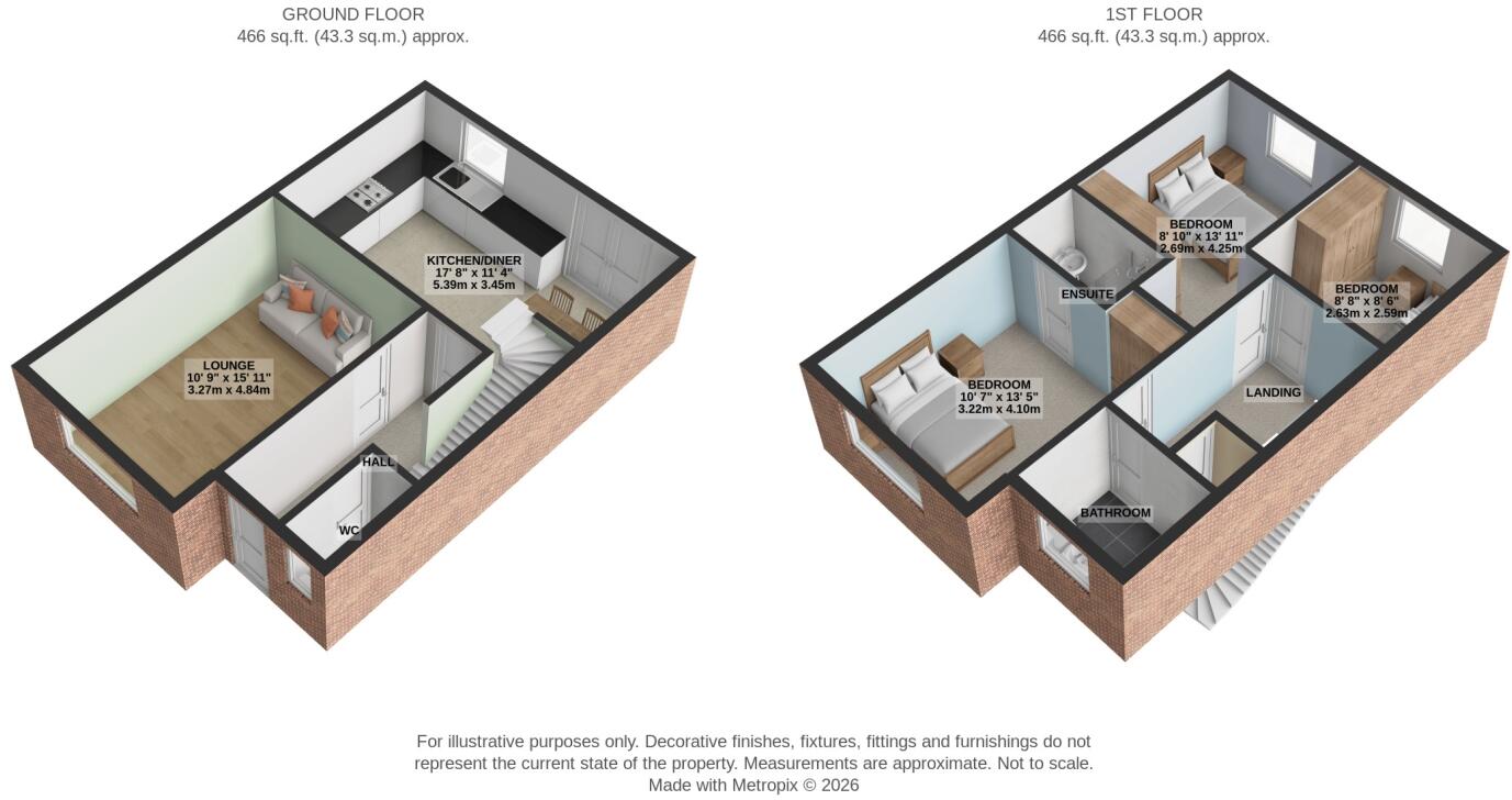 37 Oberton Gardens, Stafford floorplan
