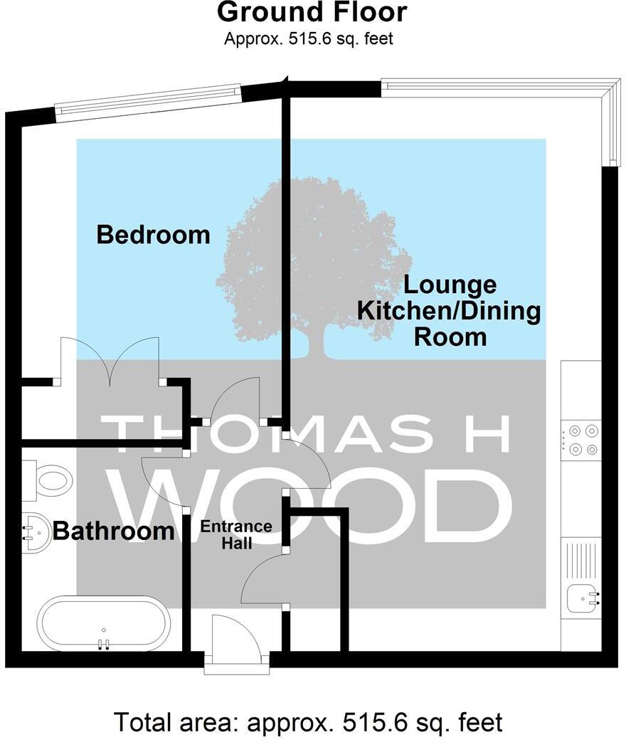 Penthouse, Altolusso, Bute Terrace, Cardiff floorplan