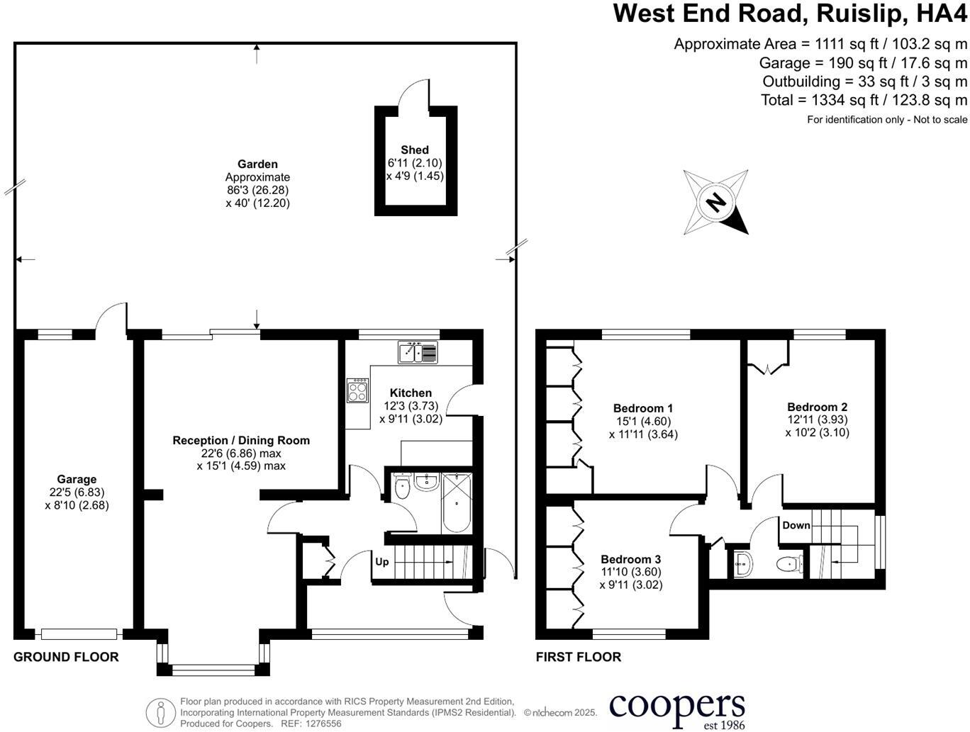 West End Road, Ruislip, HA4 floorplan