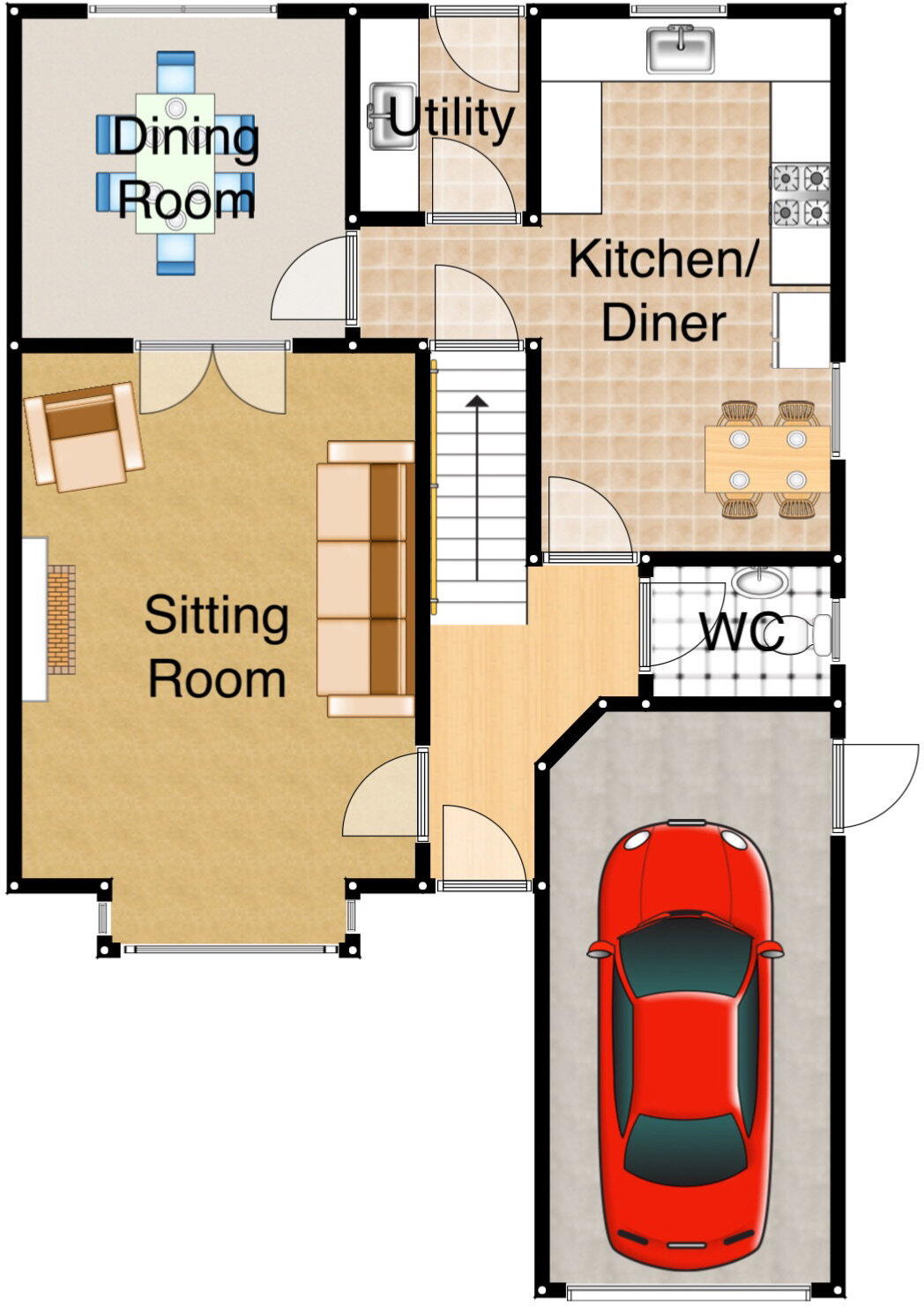 3 Roman Way, Borrowash floorplan