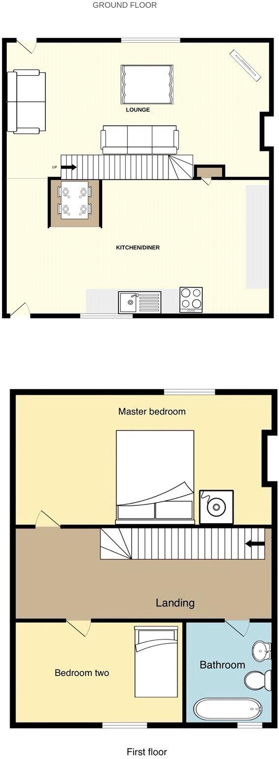 Church View, Ainderby Steeple, North Yorkshire, England, DL7 floorplan