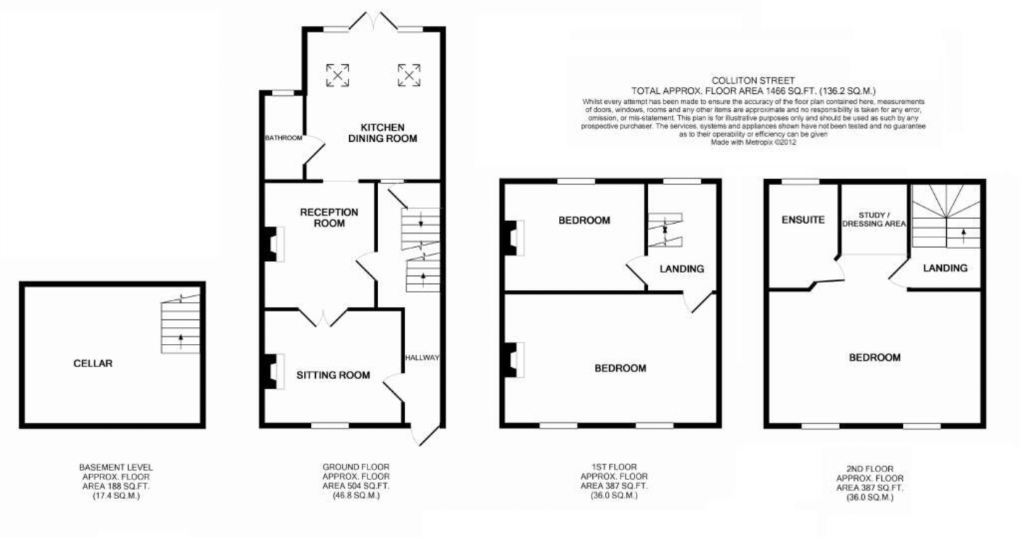 Colliton Street, Dorchester floorplan