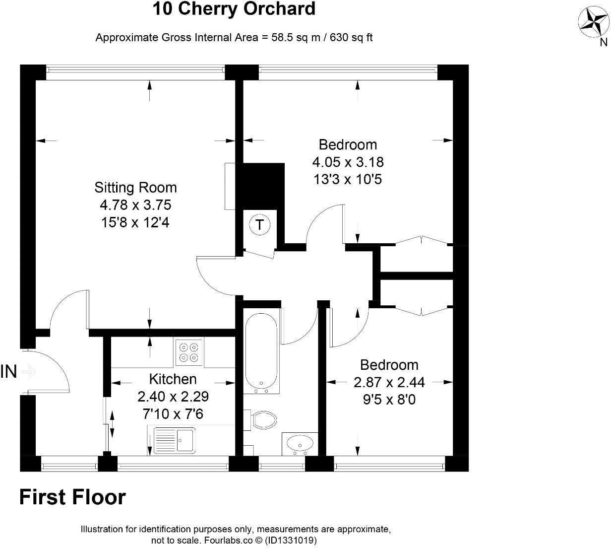 Cherry Orchard, Amersham, Buckinghamshire, HP6 floorplan