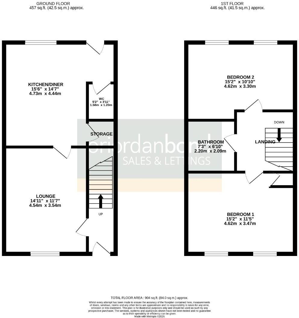 Cutler Close, Kingsley, Northampton NN2 floorplan