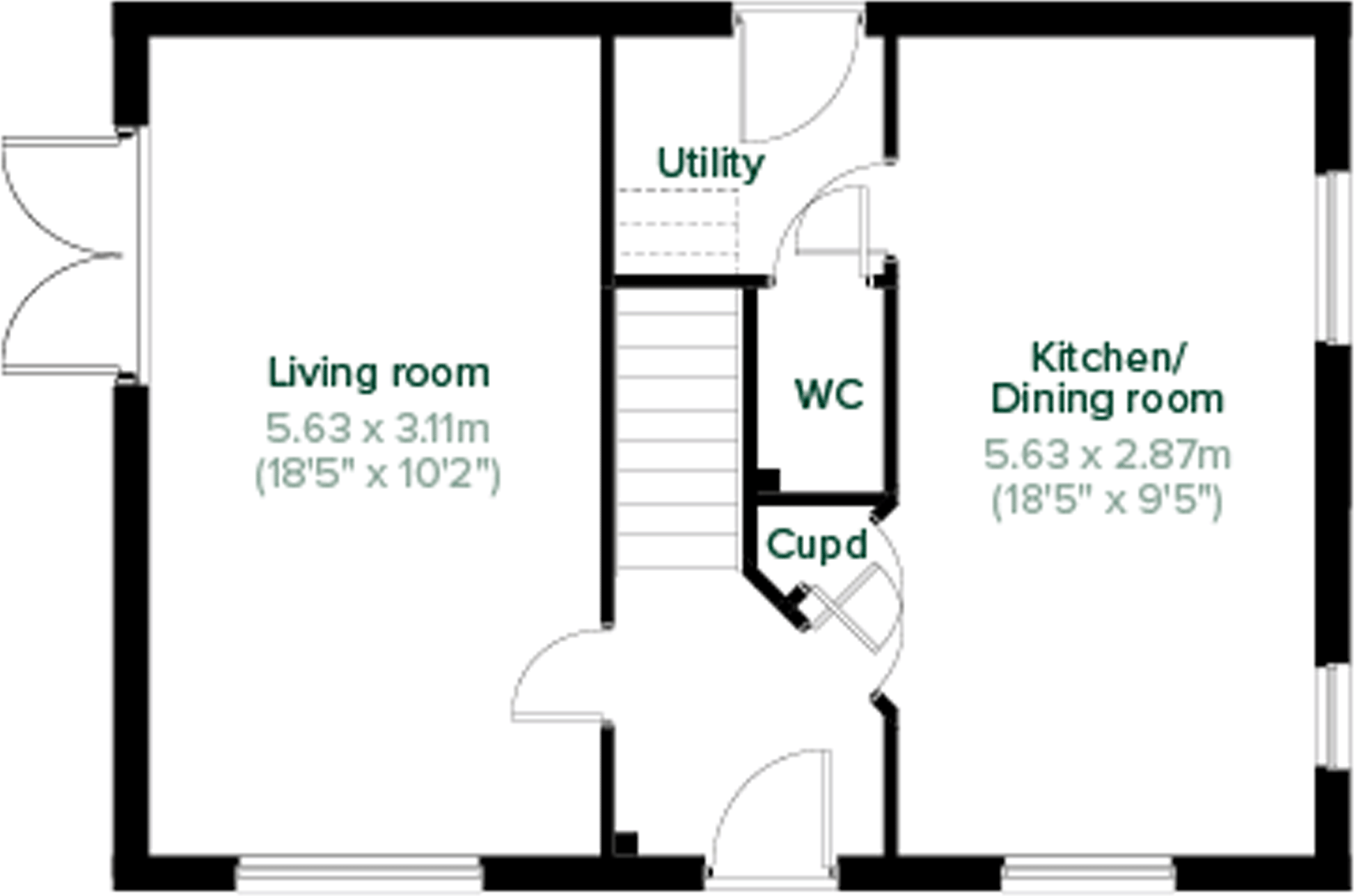 Waun-Y-Pound Road,	Ebbw Vale,
NP23 6PY floorplan