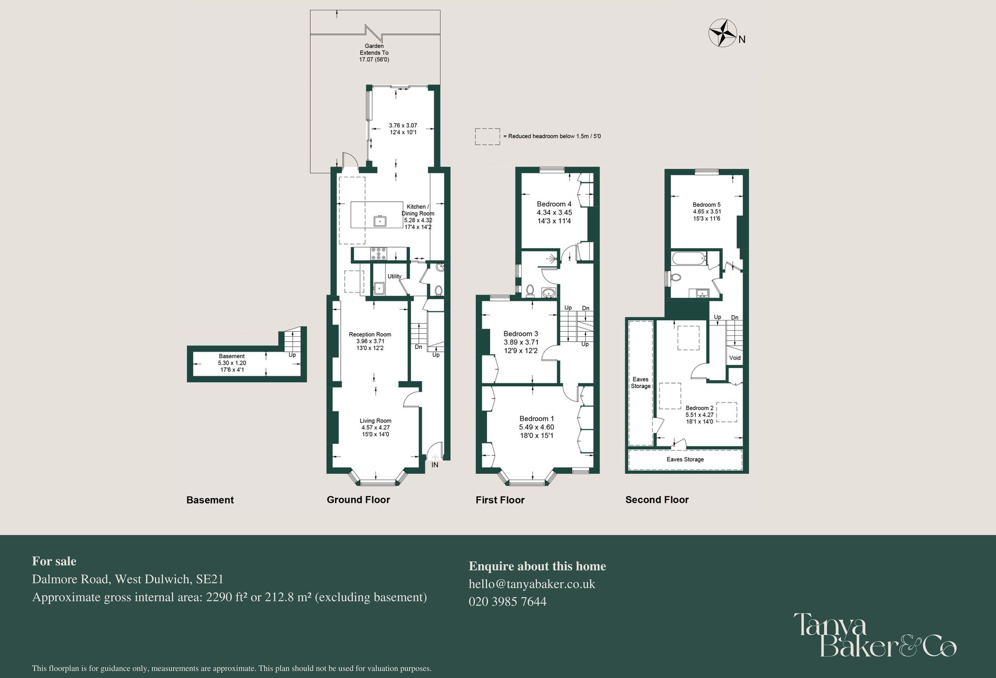 Dalmore Road, London, SE21 floorplan