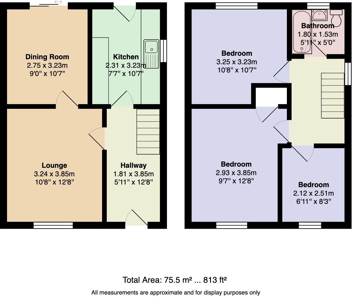 Bow Lane, Leyland, PR25 floorplan