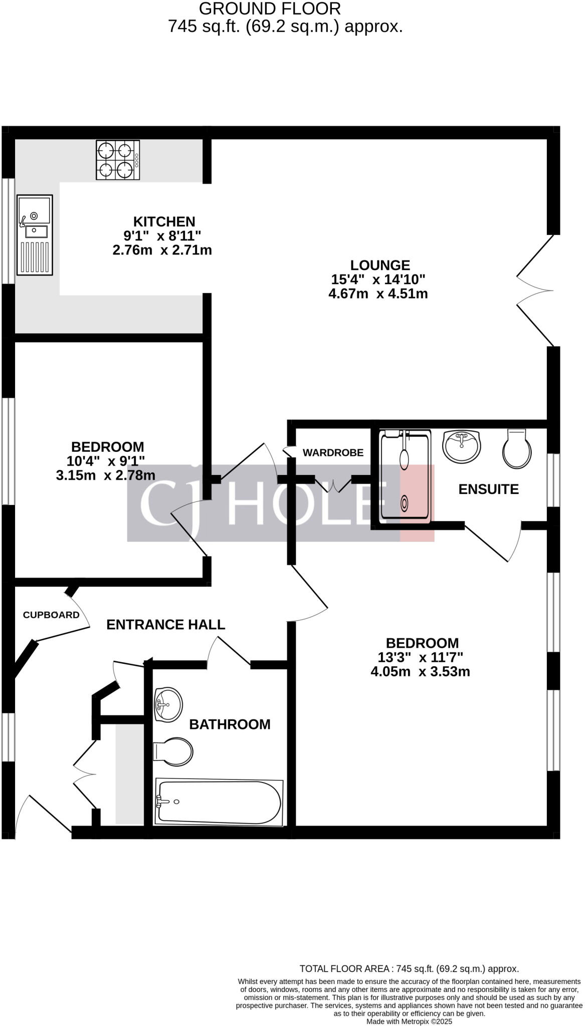 Mustoe Road, Frenchay, Bristol, BS16 floorplan