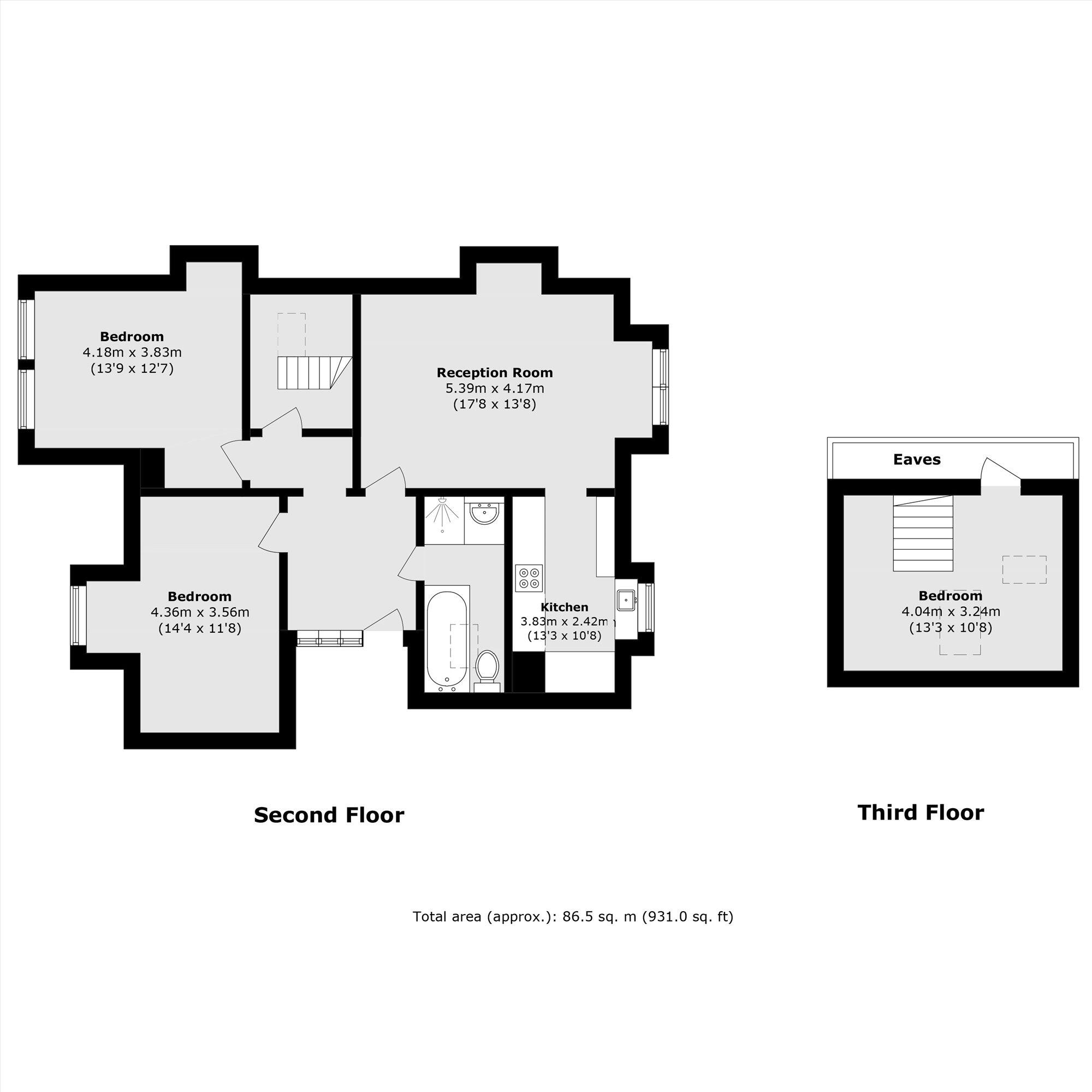 Waldegrave Gardens, Twickenham floorplan