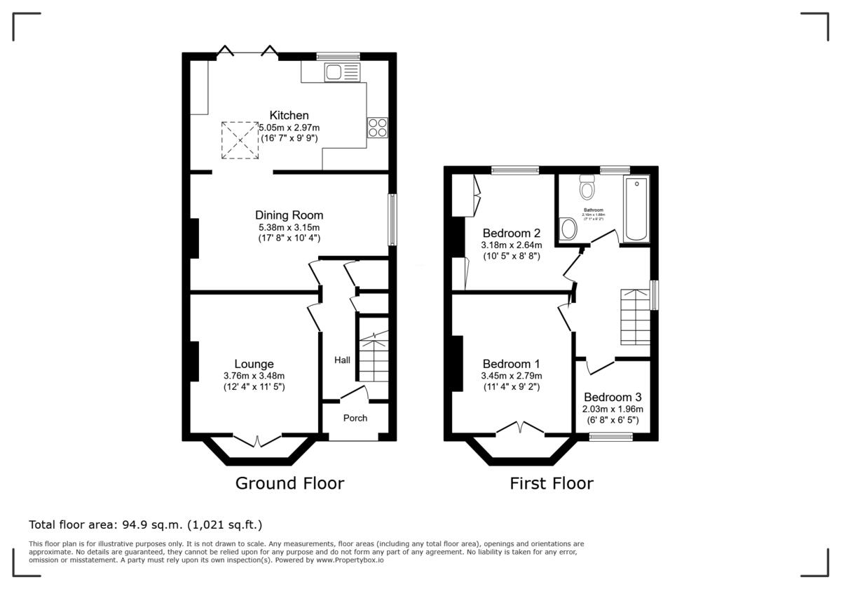Penrhos Road, Bangor, LL57 floorplan