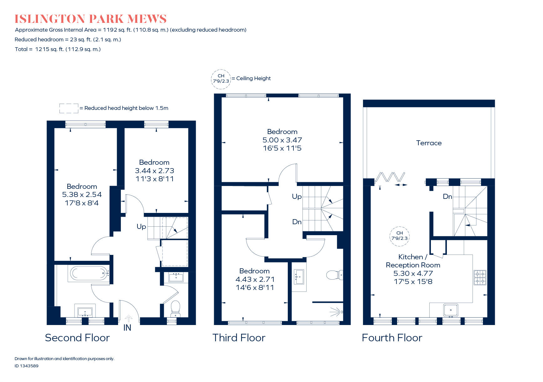 Islington Park Mews, London, N1 floorplan