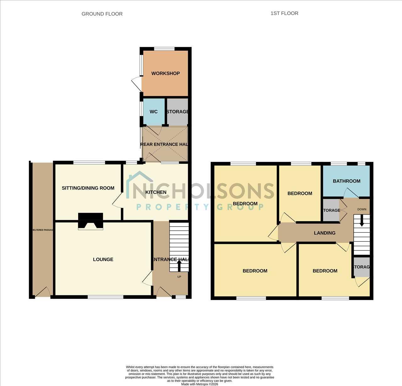 Scarborough Road, Filey floorplan