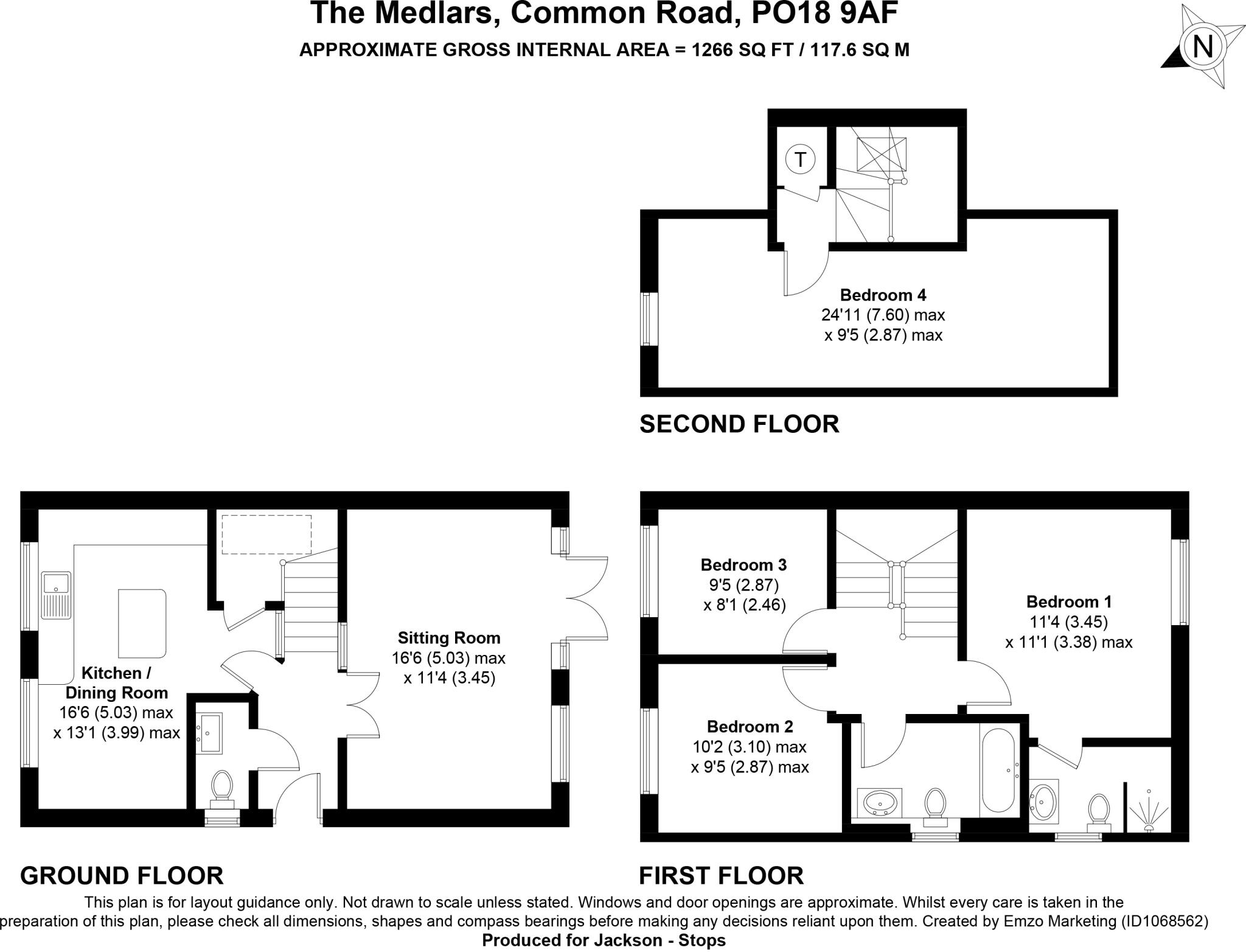 Common Road, Funtington, Chichester, West Sussex, PO18 floorplan