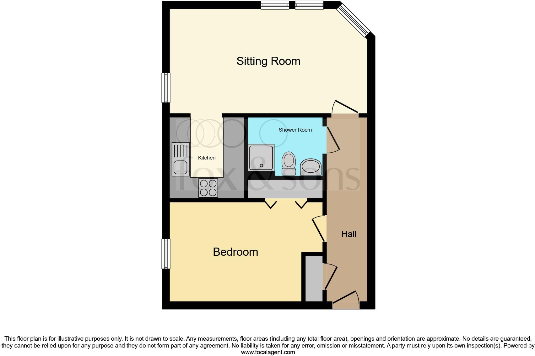 Clarence Parade, Southsea floorplan