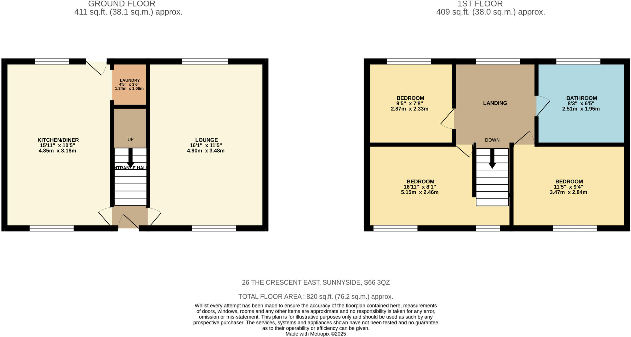 The Crescent East, Sunnyside floorplan