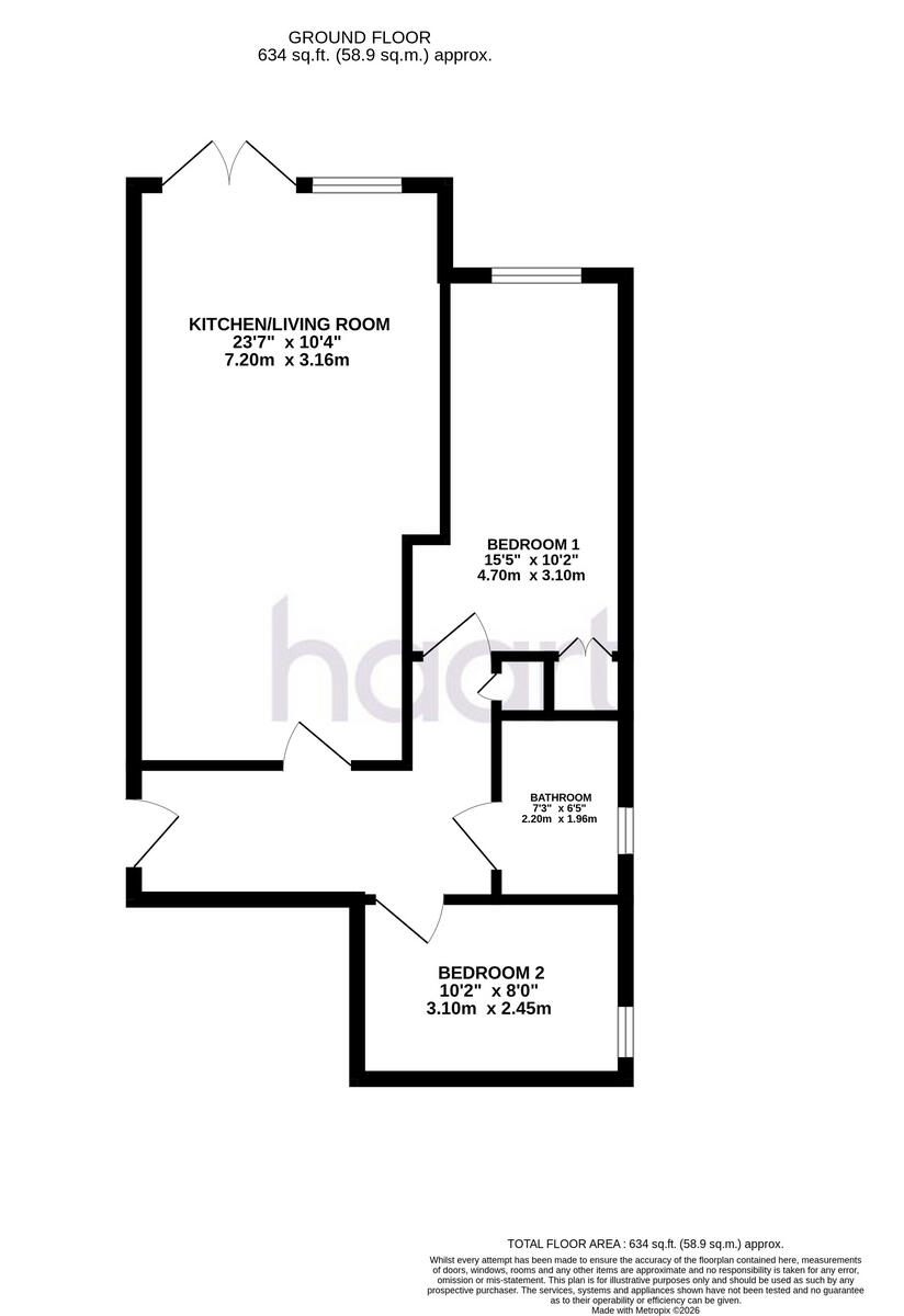 Rosehill, Sutton floorplan