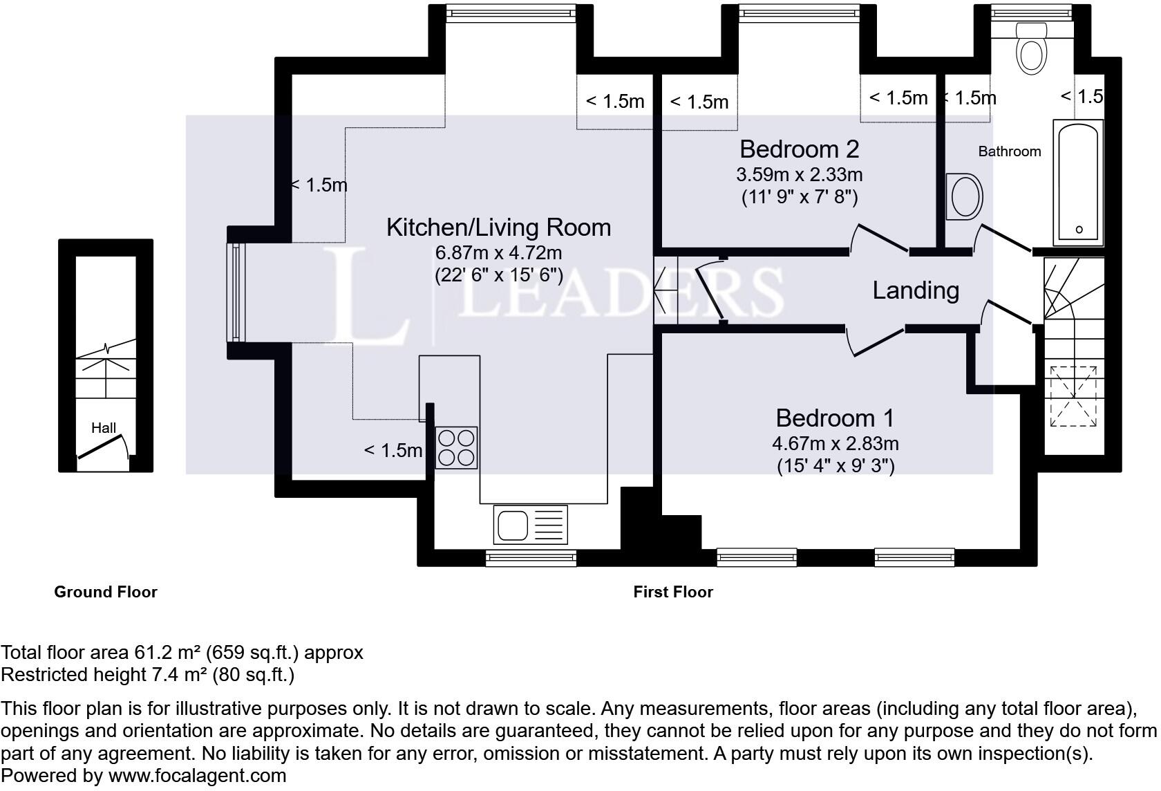 St. Johns Hill, Sevenoaks, TN13 floorplan