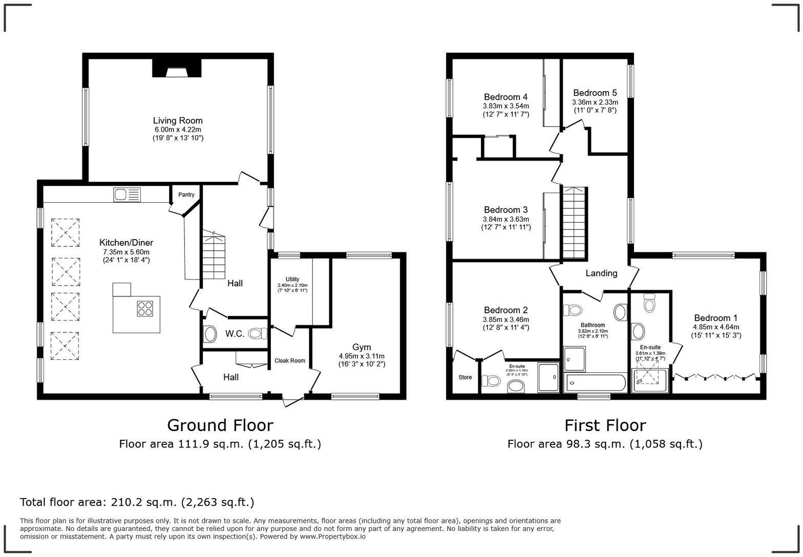 Cae'r Gog, Pantymwyn, Mold, CH7 5EX floorplan