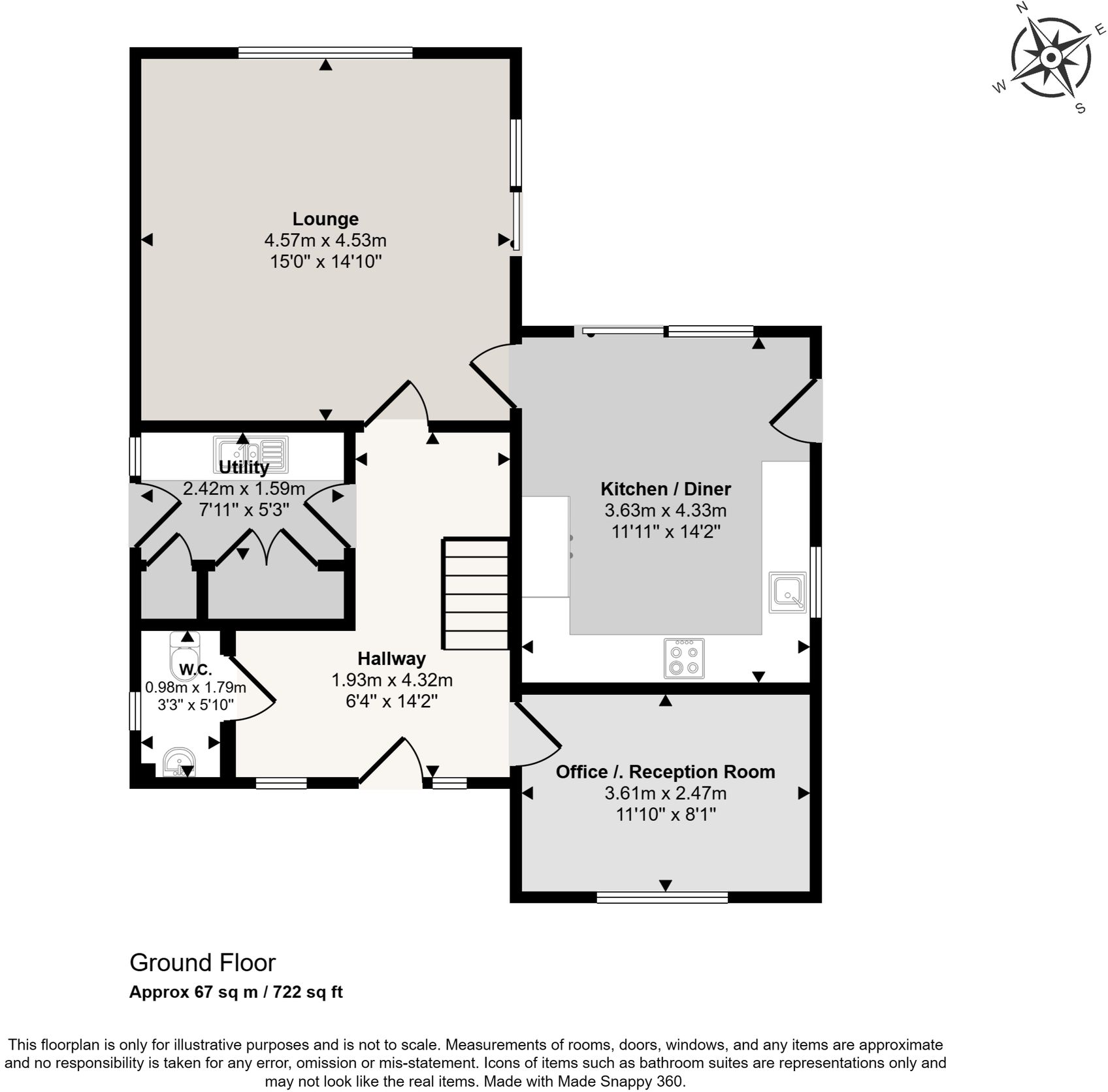 School Lane, Fressingfield, IP21 floorplan