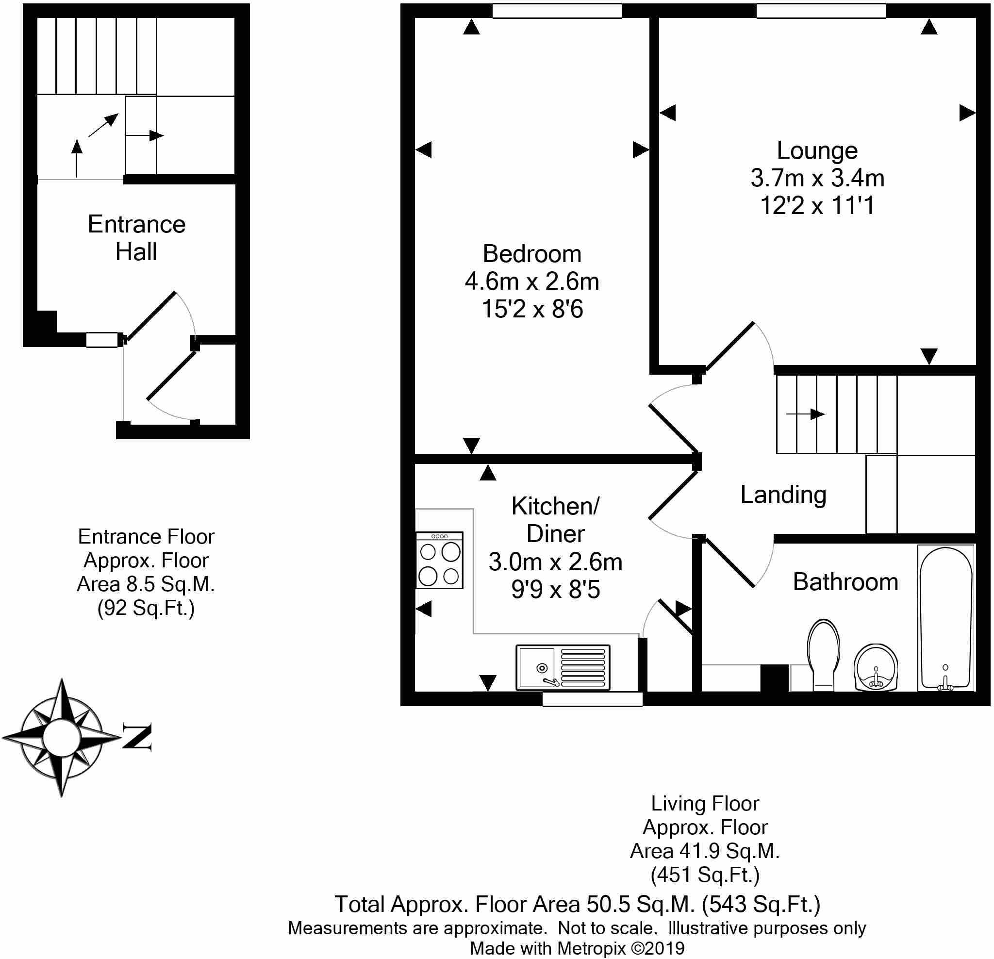 Montserrat Road, Popley, Basingstoke, RG24 floorplan