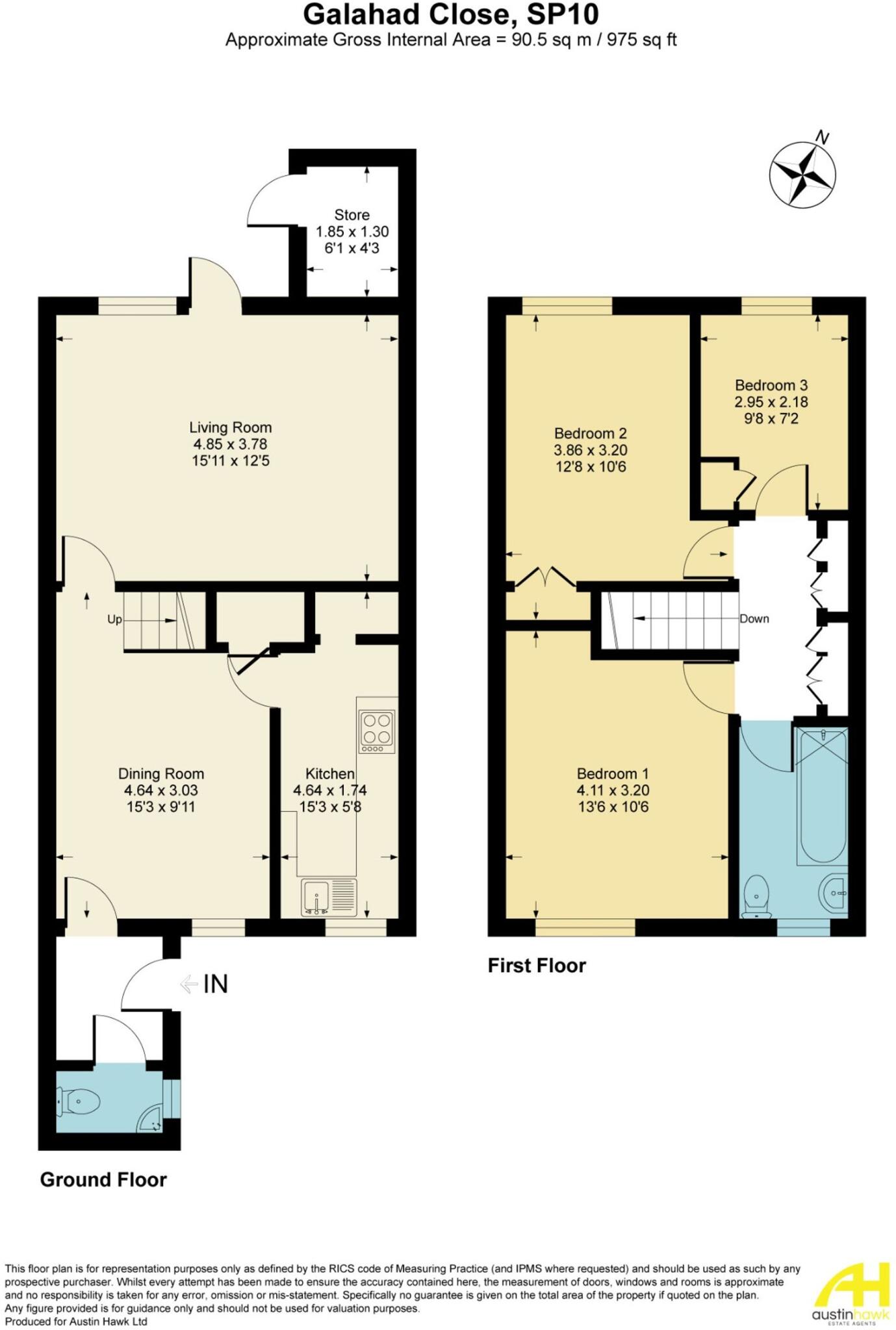 Galahad Close, Andover, SP10 floorplan