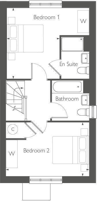 1 Du Maurier Lane,
Tattenhoe Park, 
Milton Keynes, Buckinghamshire,
MK4 4RF floorplan