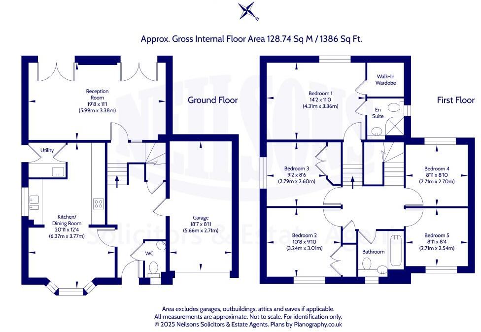 28 Hillpark Grove, Edinburgh, EH4 7AP floorplan
