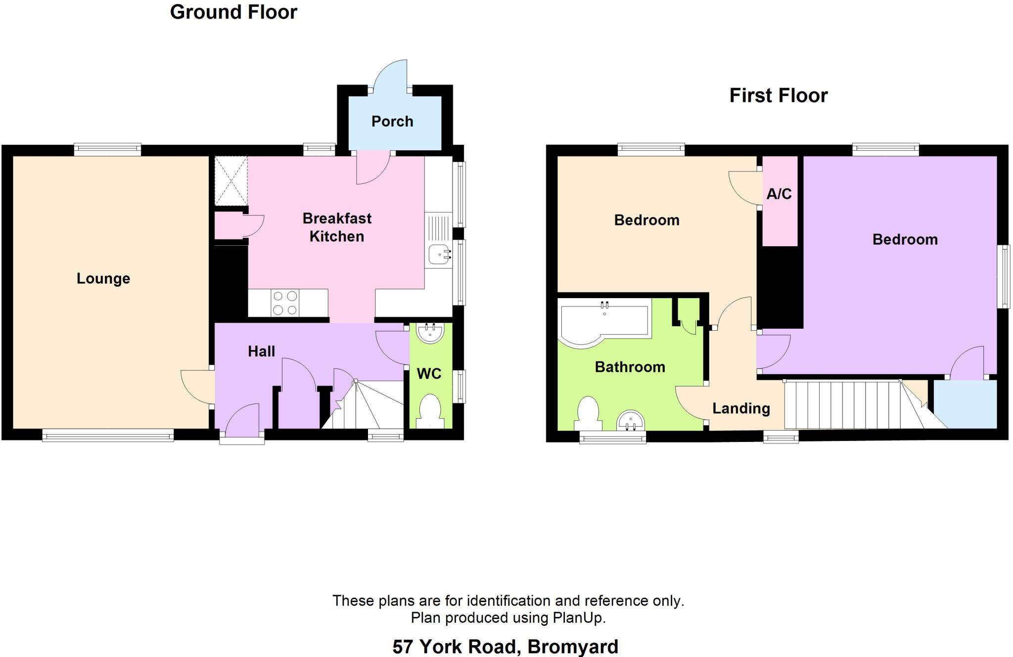 57, York Road, Bromyard, Herefordshire floorplan