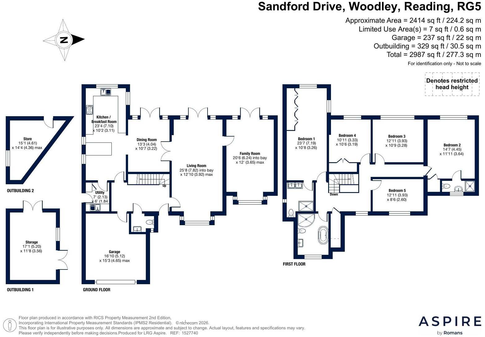 Sandford Drive, Woodley, Reading floorplan