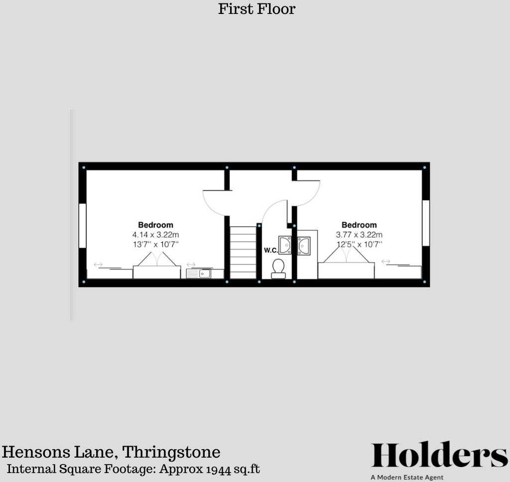 Hensons Lane, Thringstone, Coalville floorplan