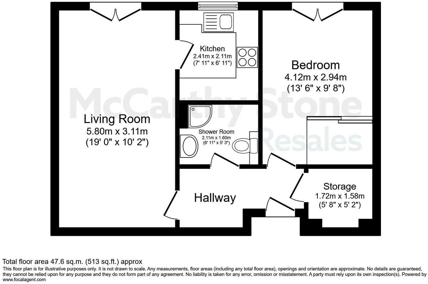 Brooke Dene Court, Serpentine Road, Cleckheaton floorplan