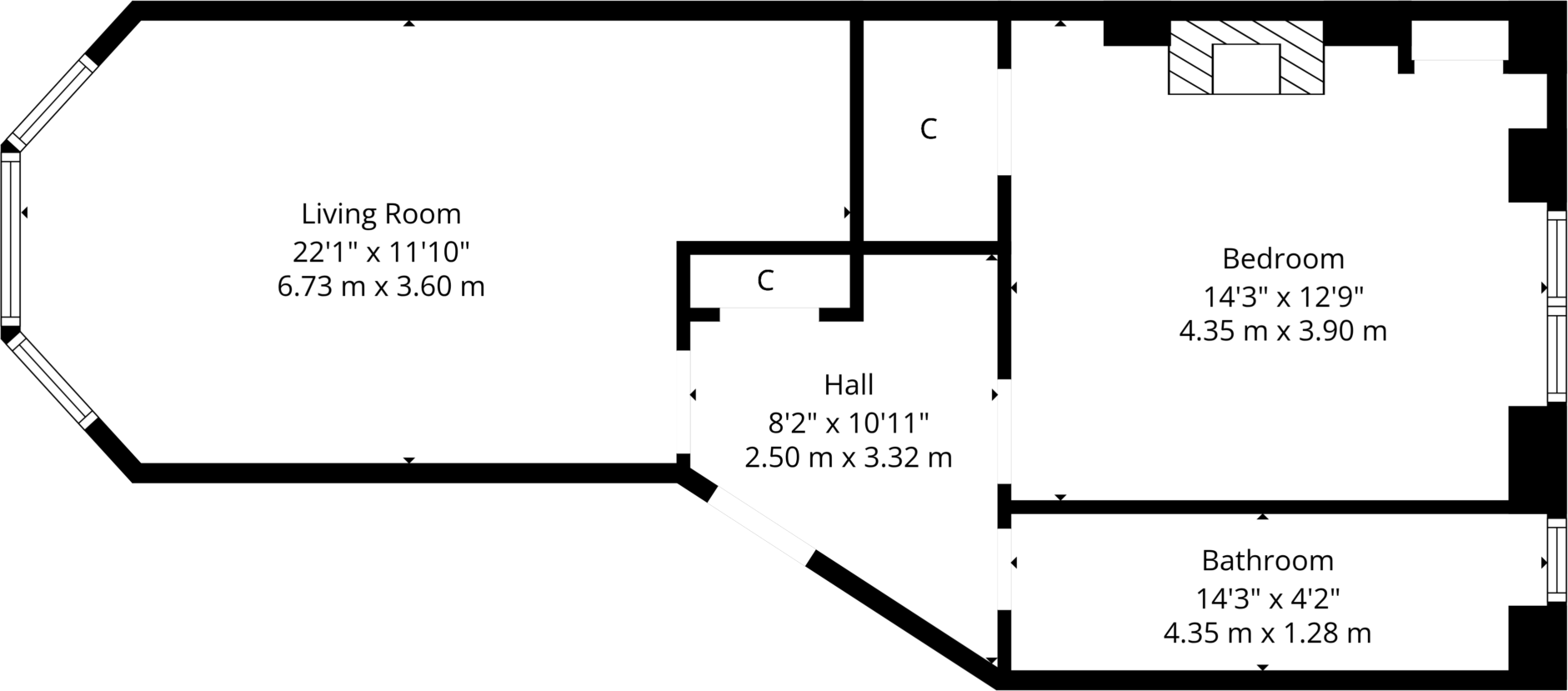 Flat 0/1, 37 Edgemont Street, Shawlands, G41 3EJ floorplan