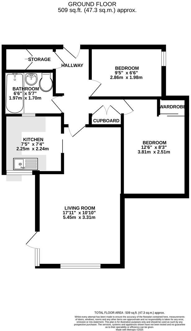 2, Holly Court, Glenthorne Close, Brampton, Chesterfield floorplan