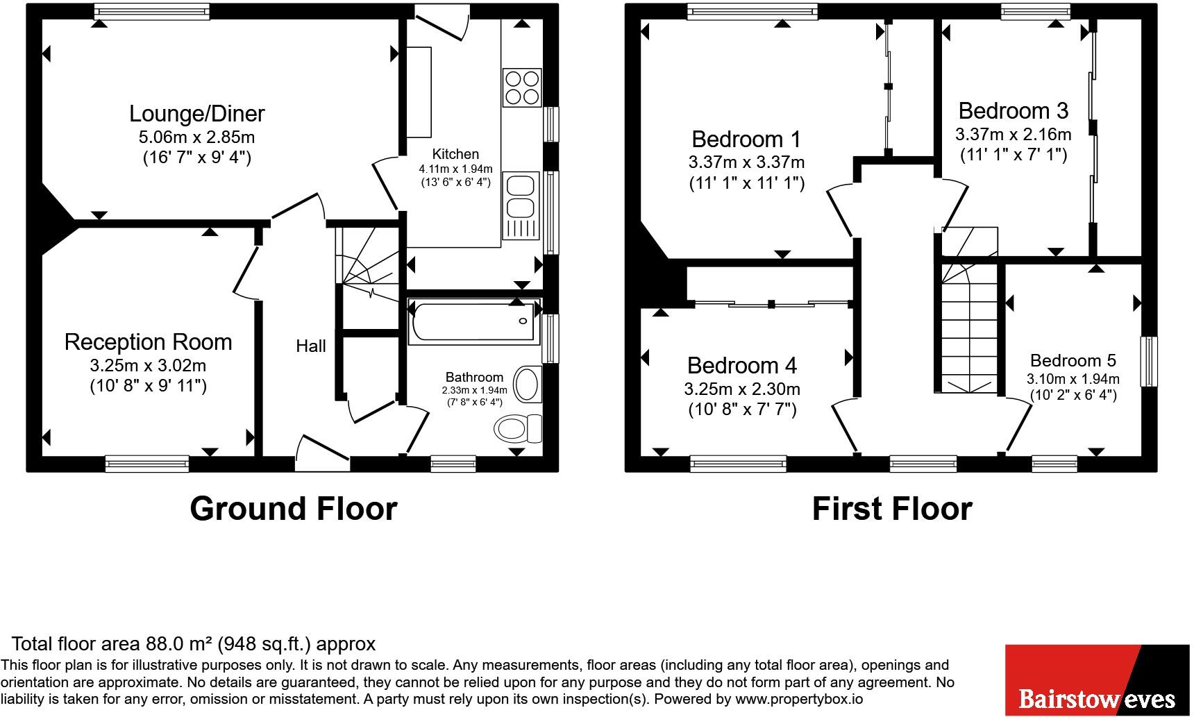 Norbury Avenue, THORNTON HEATH, Surrey, CR7 floorplan
