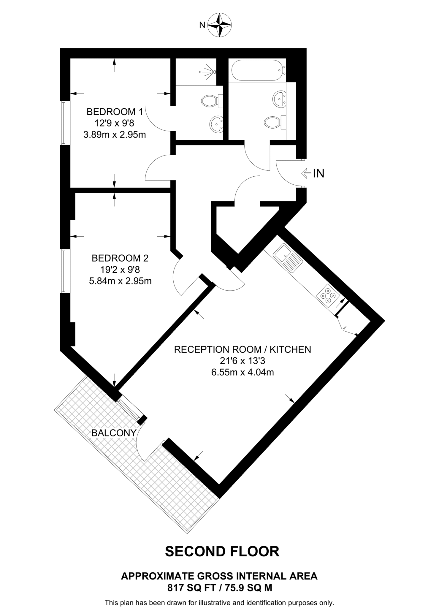 Kingston Road, New Malden, KT3 floorplan