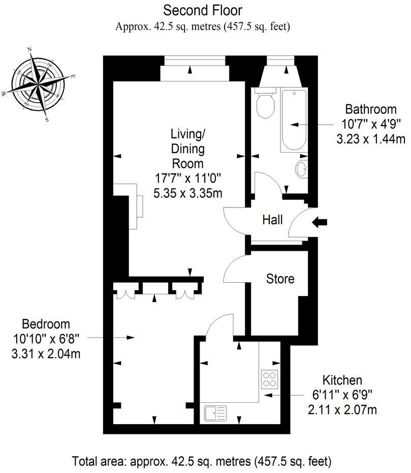 Dock Place, Leith , Edinburgh, EH6 floorplan