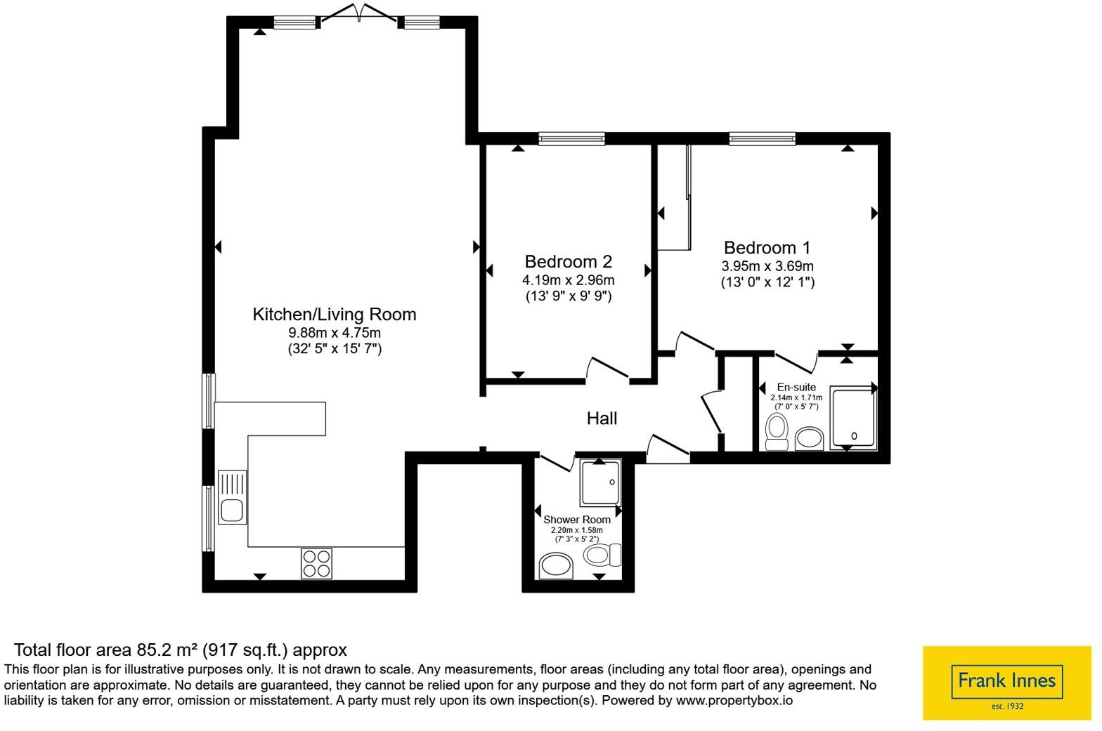 The Ropewalk, Nottingham, Nottinghamshire, NG1 floorplan