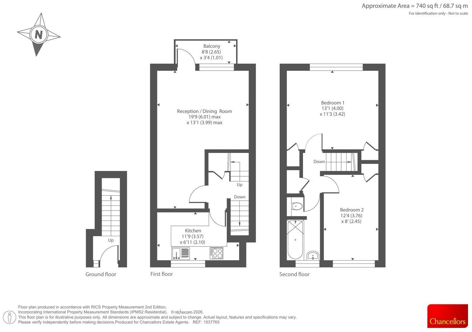 Edgecote House, Amersham Hill, High Wycombe floorplan