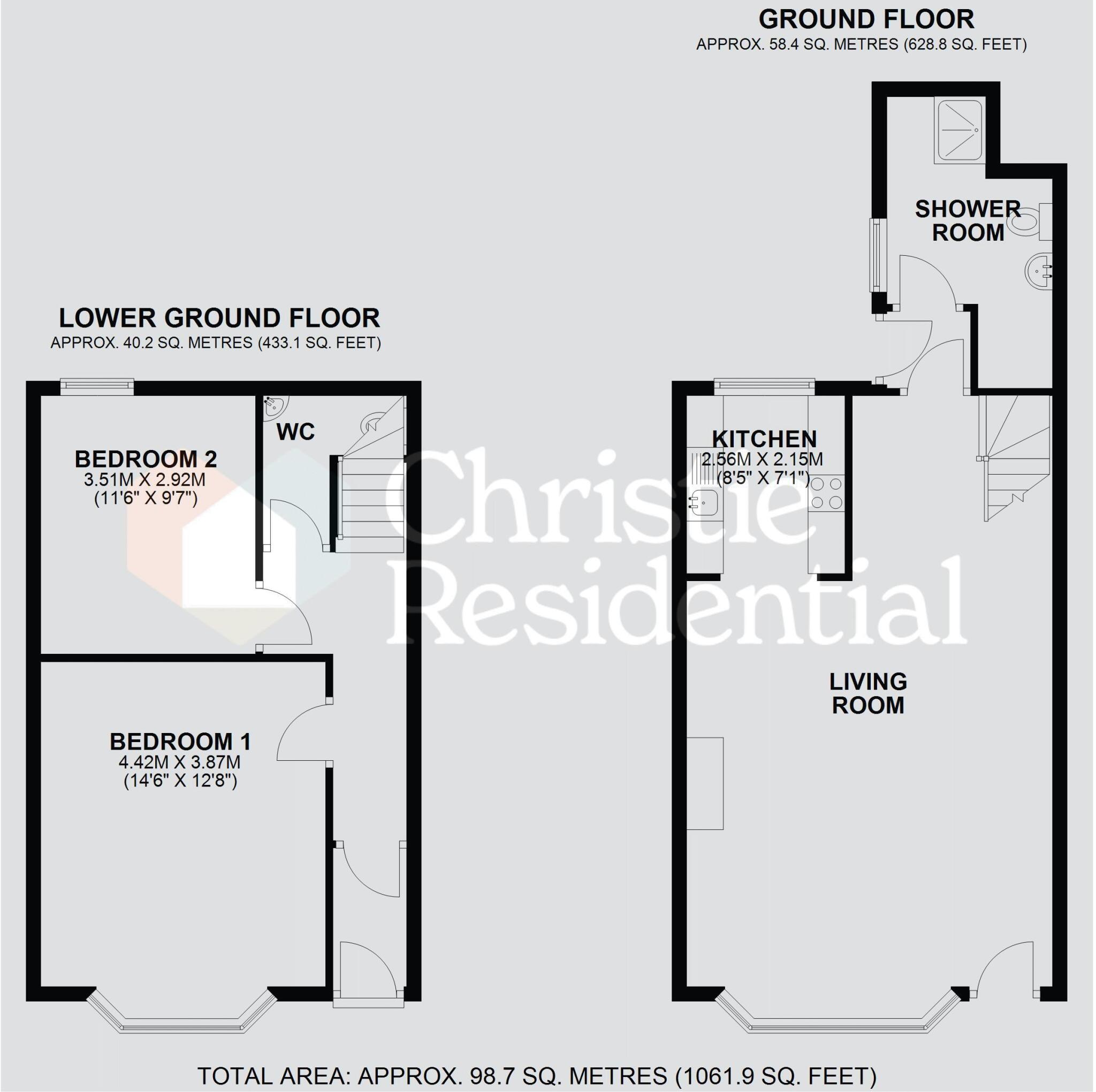 Frogmore Street, Abergavenny floorplan