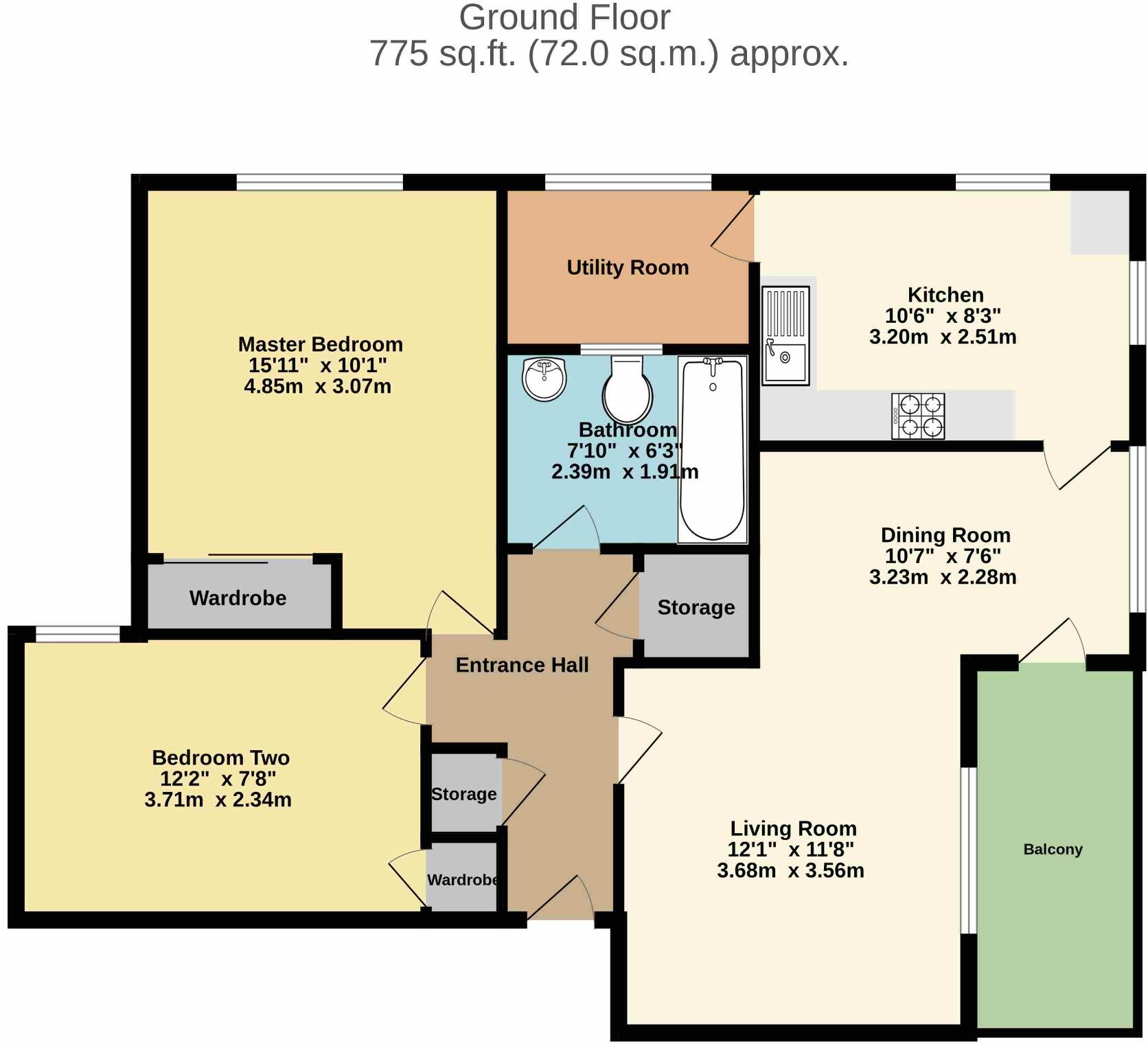 BASSETT, SO16 floorplan