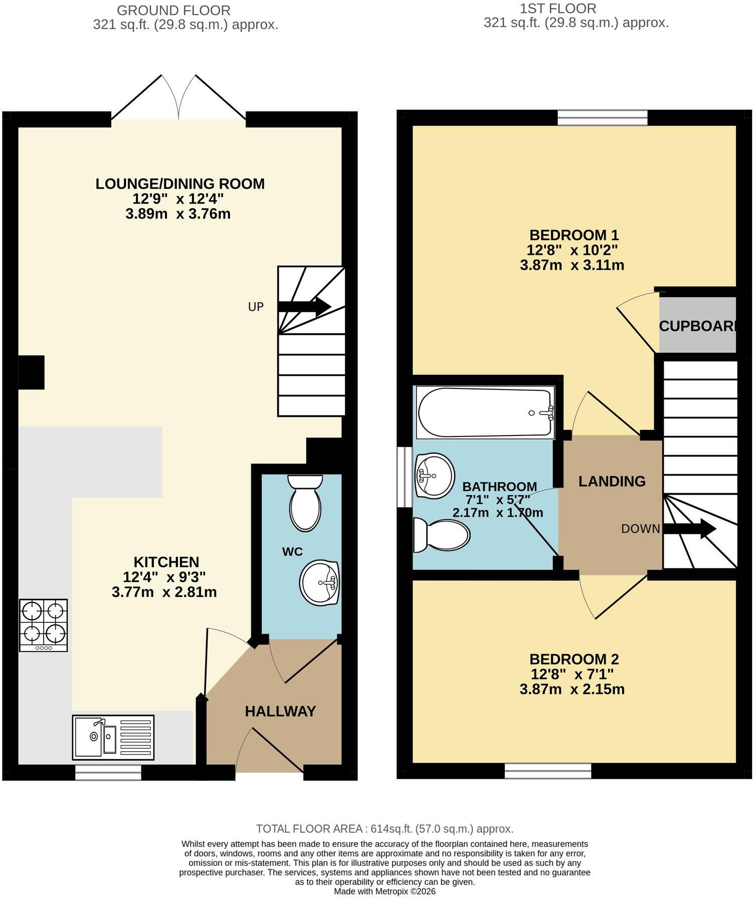 8, Chilton Drive, Lawley, TF4 floorplan