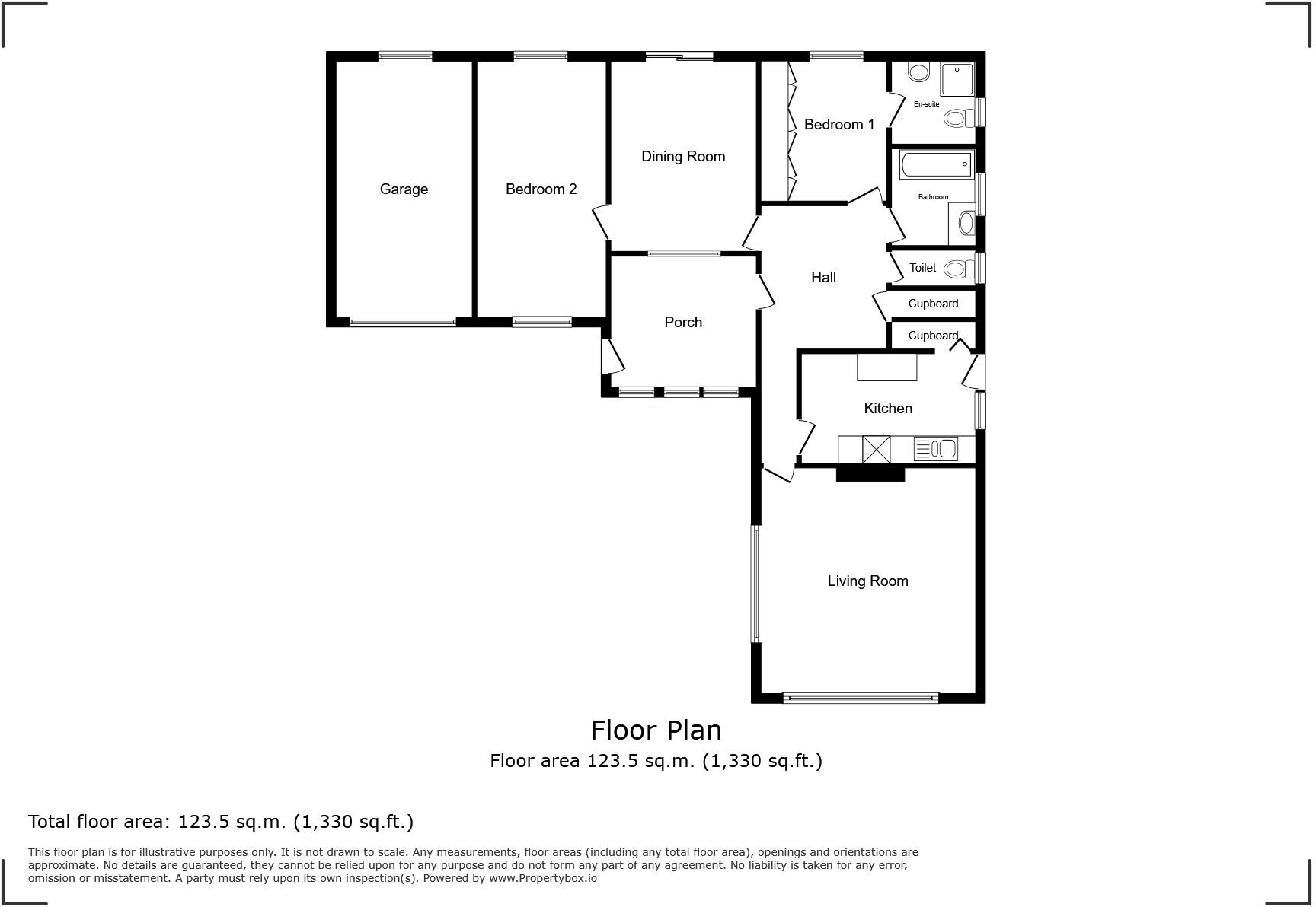 Boxtree,, Main Road, Newport floorplan
