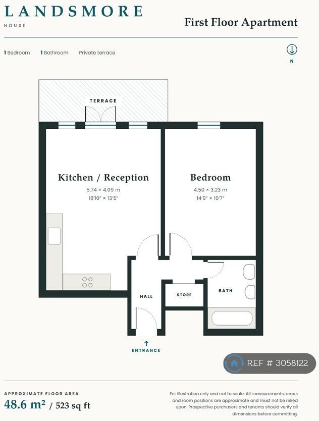 More Close, Purley, CR8 floorplan