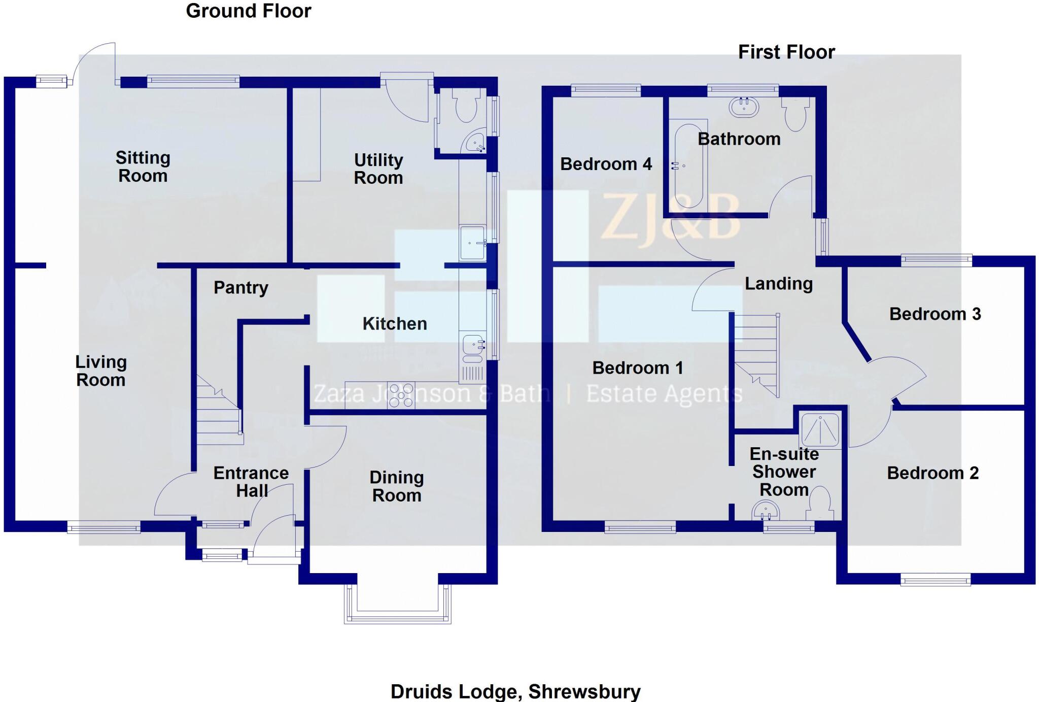Spring Gardens, Shrewsbury, Shropshire, SY1 2TE floorplan