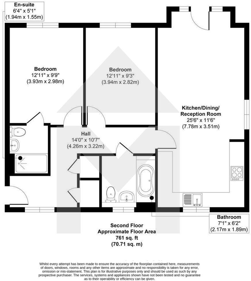 Barton Way , Hassocks, West Sussex, BN6 8FR floorplan