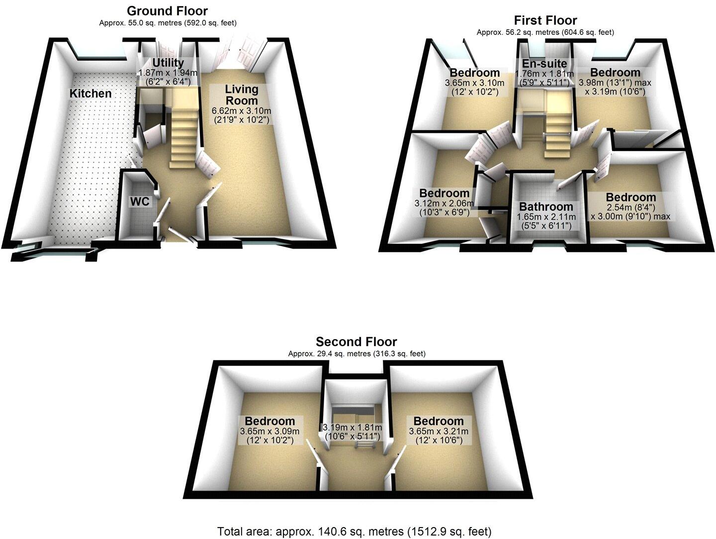 Rosebay Close, Royton, Oldham, Greater Manchester, OL2 floorplan